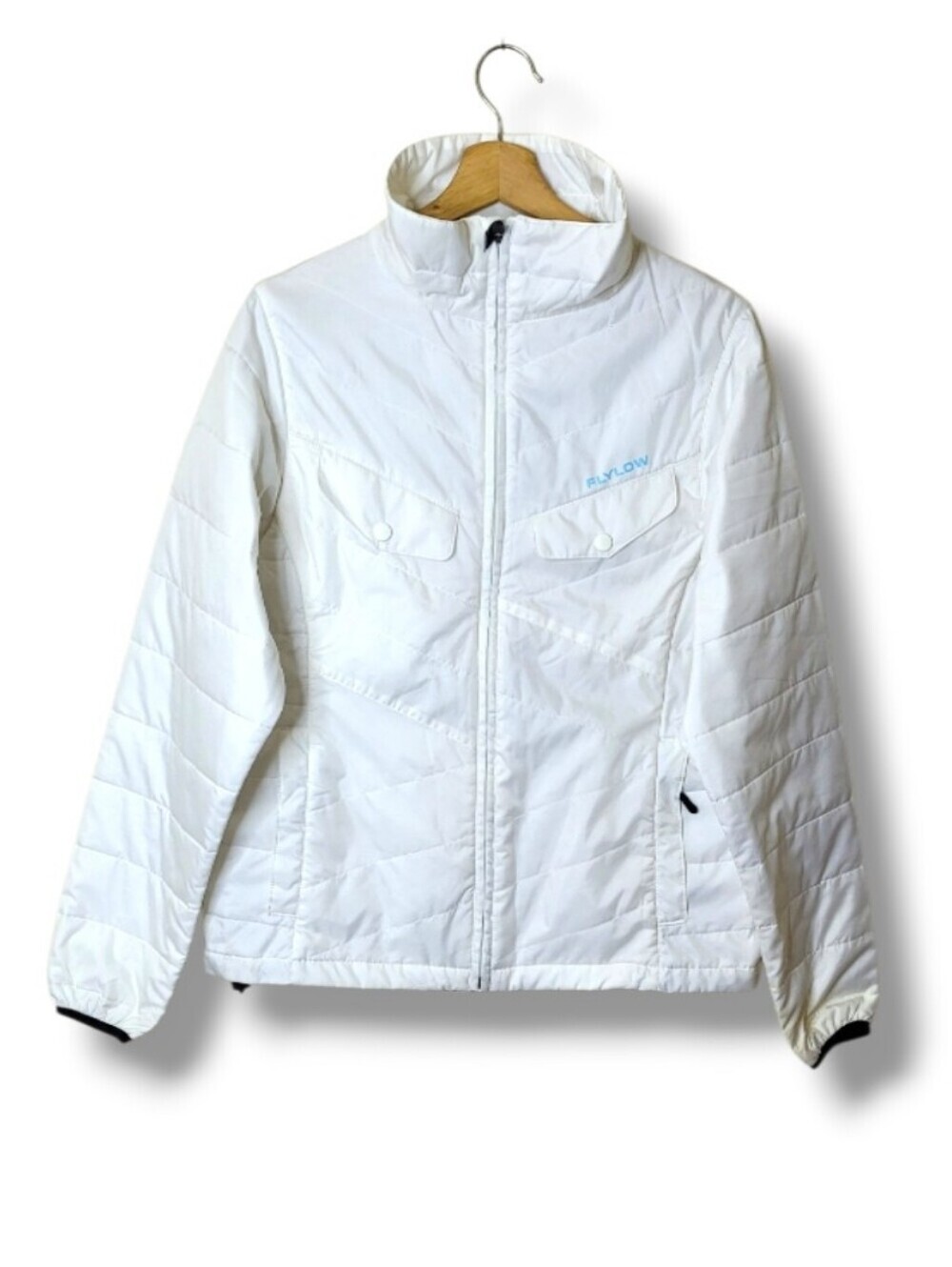 FLYLOW Piper White Winter Ski Jacket Size Large